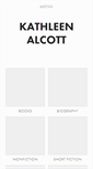 Mobile Screenshot of kathleenalcott.com